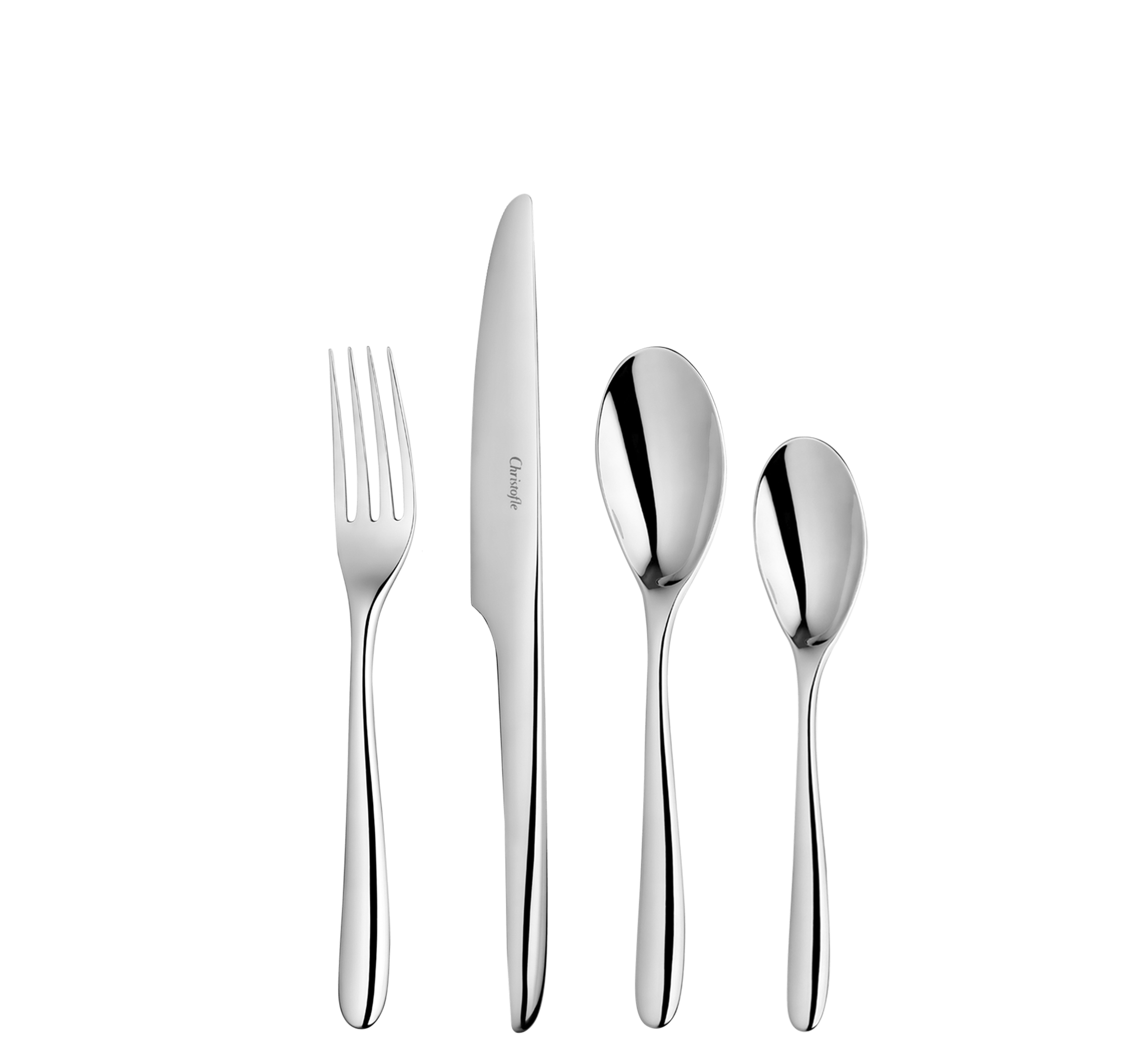 Christofle カトラリーセット 4本 クリストフル パール 0010 4人用セット（スタンダード スプーン
